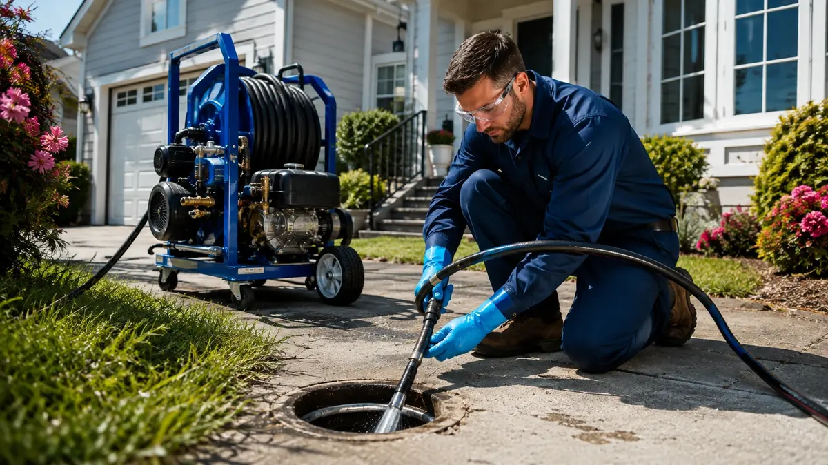 Residential Hydro Jet Drain Cleaning in Biola